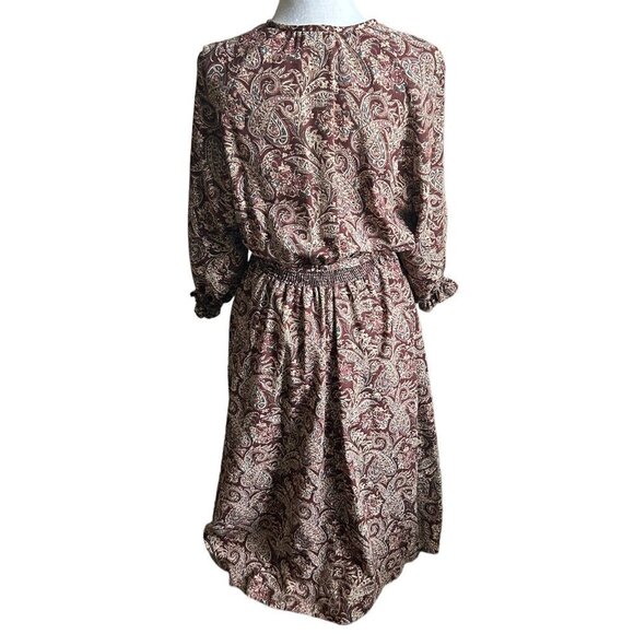 MISSY HOUSE Of Canada Vintage Floral Statement Sleeve Dress US S - Picture 3 of 9